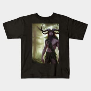 Cernunnos, the horned god Kids T-Shirt